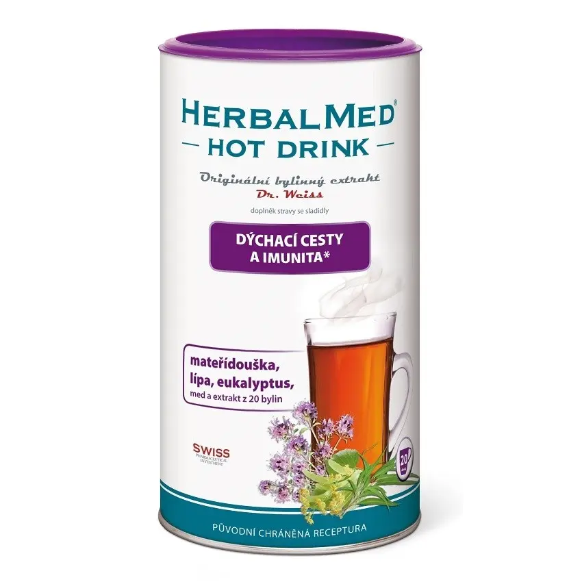4840_HERBALMED HOTDRINK DR.WEISS DYCHACI CESTY + VITAMIN C 180 G